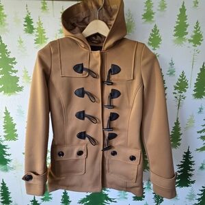 Women's Tan Yoki Toggle Coat